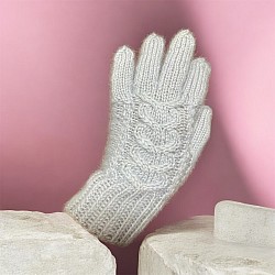 手編みの5本指手袋🧤